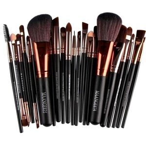 Black 20 pcs/set makeup brush tools
